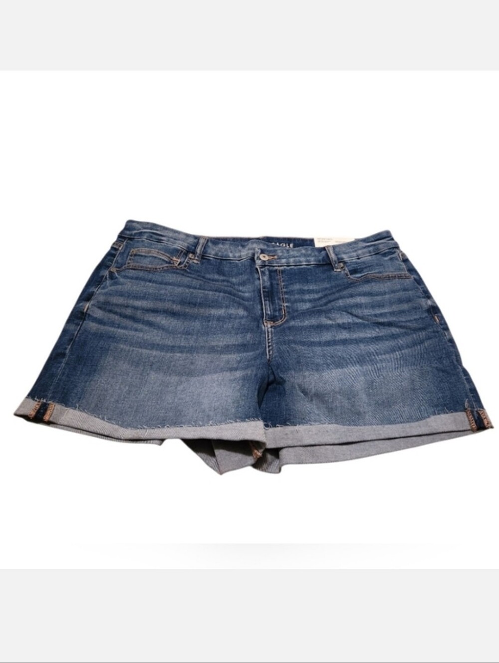 Women’s American Eagle Outfitters Next Level Curvy High-Waisted Denim Shortie